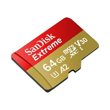 샌디스크 익스트림 마이크로 SD 64GB 카드 160MB
